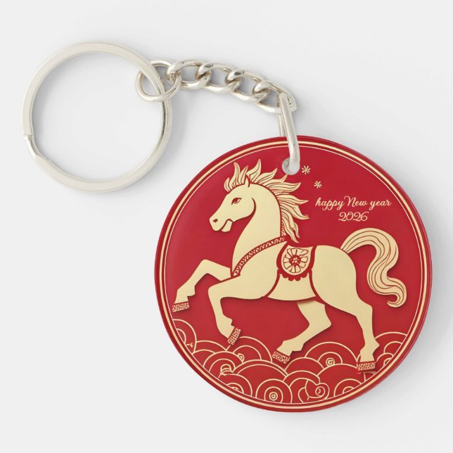 Golden Horse Red Chinese New Year 2026  (Framsidan)