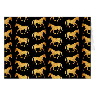 Golden Horses Hälsningskort