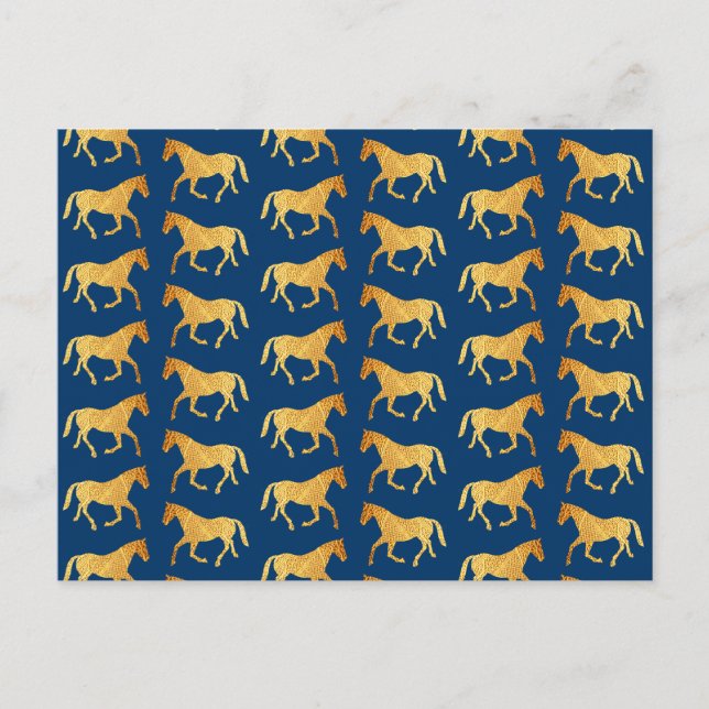 Golden Horses Vykort (Framsida)