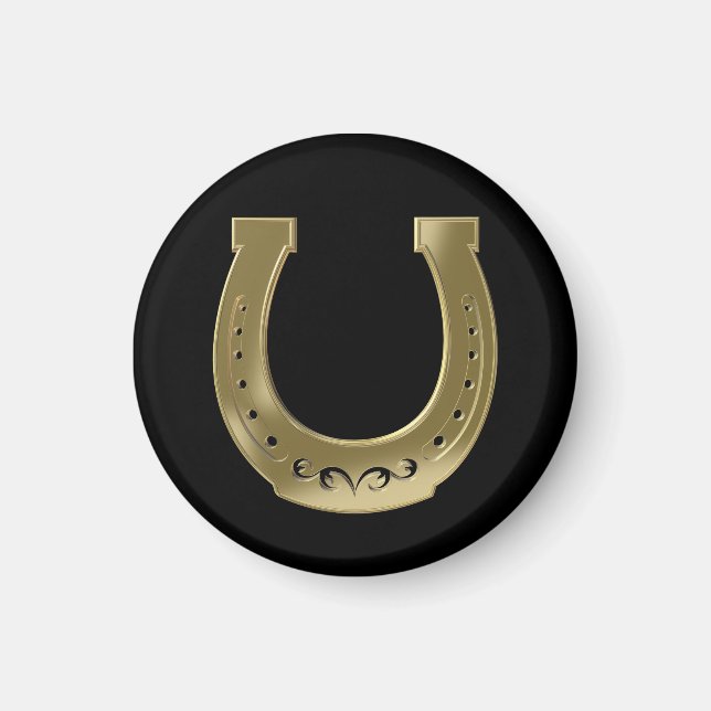 Golden horseshoe magnet (Framsidan)