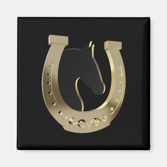 Golden horseshoe magnet (Framsidan)