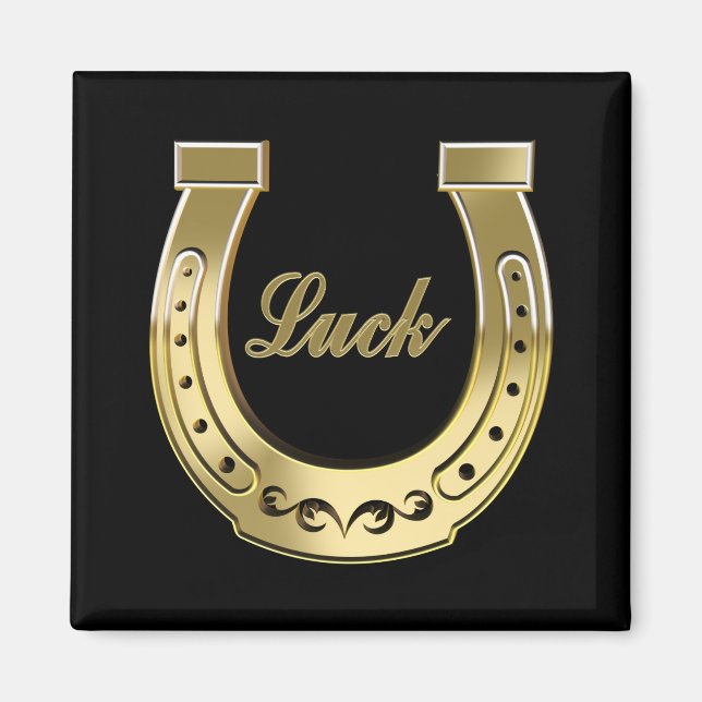 Golden horseshoe magnet (Framsidan)