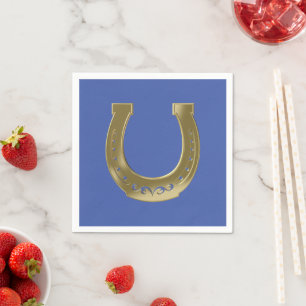 Golden horseshoe pappersservett