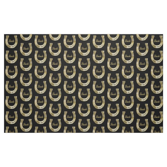 Golden horseshoe tyg (Fat Quarter)