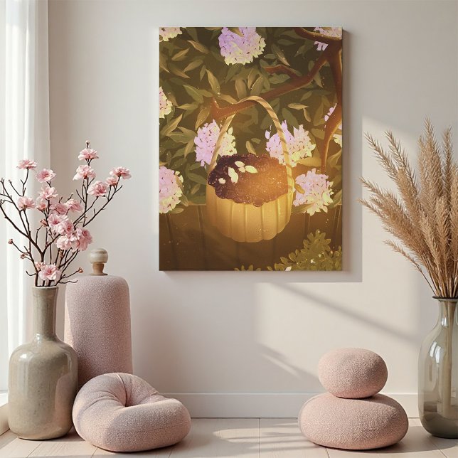 Golden Hour Blackberry Basket Canvas (Skapare uppladdad)