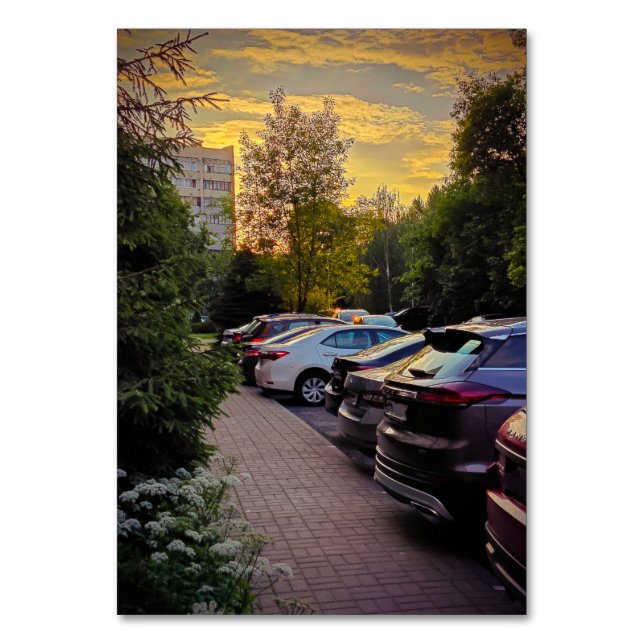 Golden Hour Bordskort av Sotnichenko – Anpassa (Framsidan)