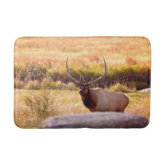 Golden Hour Bull Elk Badrumsmatta