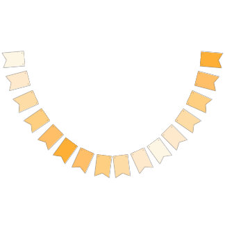 Golden Hour Bunting Banner Flaggor - Warm Gradient