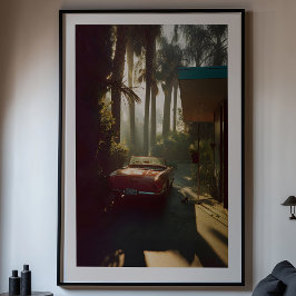 Golden Hour Getaway A Cinematic California God Poster