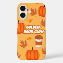 Golden Hour Glow Autumn iphone case