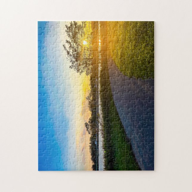 Golden Hour Glow i Charles Park Pussel (Vertikal)