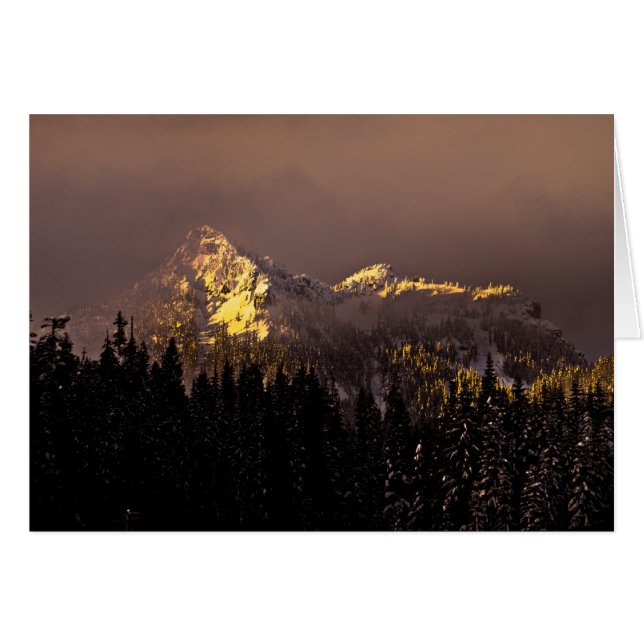 Golden Hour Hälsningskort (Framsidan Horizontal)