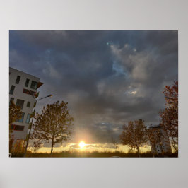 Golden Hour i grannskapet Poster