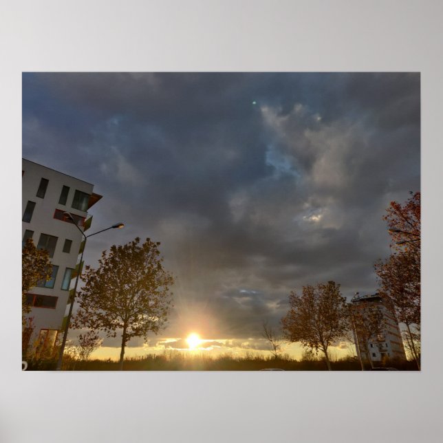 Golden Hour i grannskapet Poster (Framsidan)