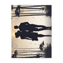 Golden Hour Romantik Silhouette lite Sunset Walk