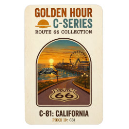 Golden Hour Route 66 C-serien | California Magnet