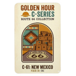 Golden Hour Route 66 C-serien | New Mexico Magnet