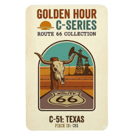 Golden Hour Route 66 C-serien | Texas Magnet