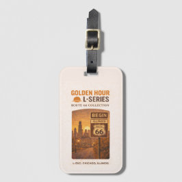 Golden Hour Route 66 L-Series | Chicago Illinois b Bagagebricka