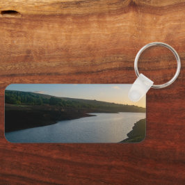 Golden Hour Serenity at Baitings Reservoir Nyckelring