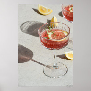Golden Hour Spritz: Sommarcocktail & Solsken Sha Poster