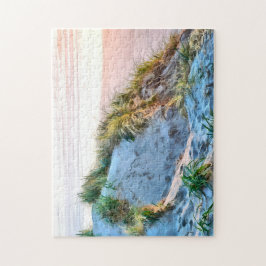 Golden Hour Sunset on Florence Dunes in Oregon Pussel