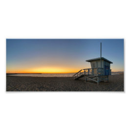 Golden Hour Sunset - Venedig Beach, CA Fototryck