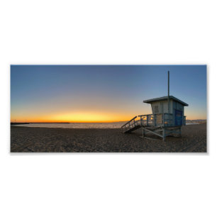 Golden Hour Sunset - Venedig Beach, CA Fototryck