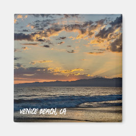 Golden Hour Sunset - Venedig Beach, CA Magnet