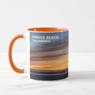 Golden Hour Sunset - Venedig Beach, CA Mugg