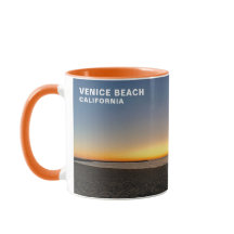 Golden Hour Sunset - Venedig Beach, CA Mugg