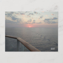 Golden Hour till havs Vykort