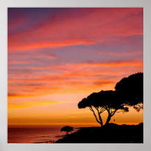 Golden Hour View of an Algarve, Portu Beach Sunset