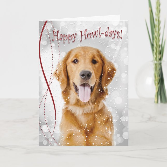 Golden Howl-days-julkort Helgkort (Framsida)