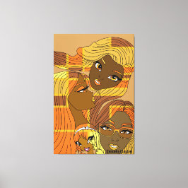 Golden Hues Canvastryck