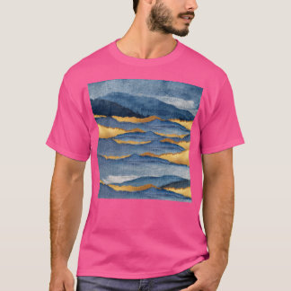 Golden Hues och Royal Blue Mountains Ligcape Abs T Shirt