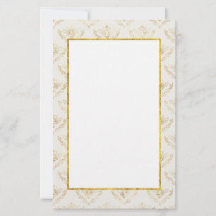 Golden Humla med Krona Mönster