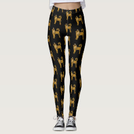 Golden Hund Husky Anpassningsbar Leggings