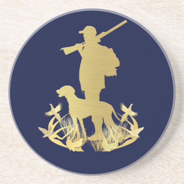 Golden hunter-keramiska prydnadsföremål underlägg (Framsidan)