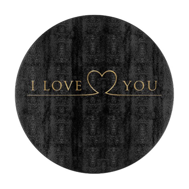 Golden I Love You Typografi (Framsidan)