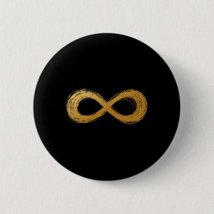 Golden Infinity Neurodiversity Symbol - Autism Awa Knapp