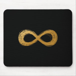 Golden Infinity Neurodiversity Symbol - Autism Awa Musmatta