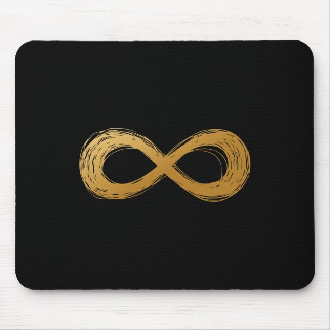 Golden Infinity Neurodiversity Symbol - Autism Awa Musmatta (Framsidan)