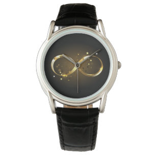 Golden Infinity Symbol Armbandsur