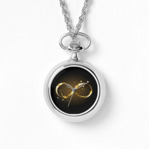 Golden Infinity Symbol Armbandsur