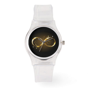 Golden Infinity Symbol Armbandsur