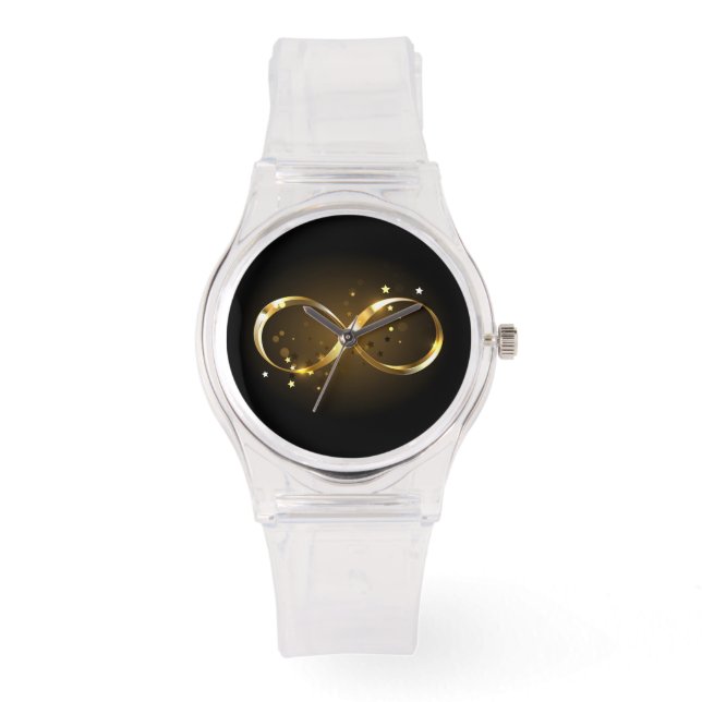 Golden Infinity Symbol Armbandsur (Framsida)