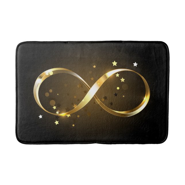 Golden Infinity Symbol Badrumsmatta (Framsidan)