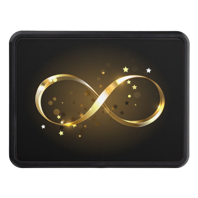 Golden Infinity Symbol Dragkroksskydd (Framsidan)