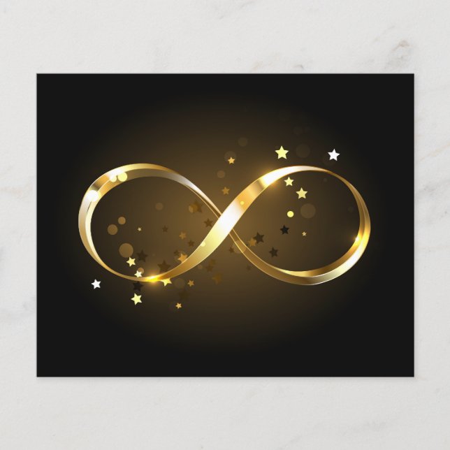 Golden Infinity Symbol Flygblad (Framsidan)